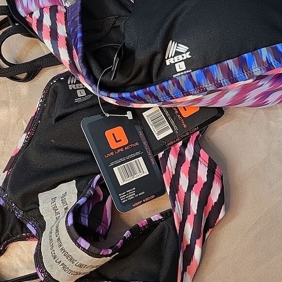 Reebok Live Life Active Watercolor 2-piece Bikini Set - Picture 15 of 15